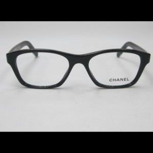 CHANEL authentic eyeglasses. Black & Silver.